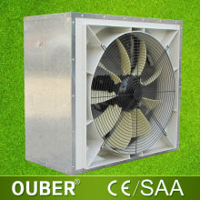 Powerful window mounted exhaust fan with axial fan
