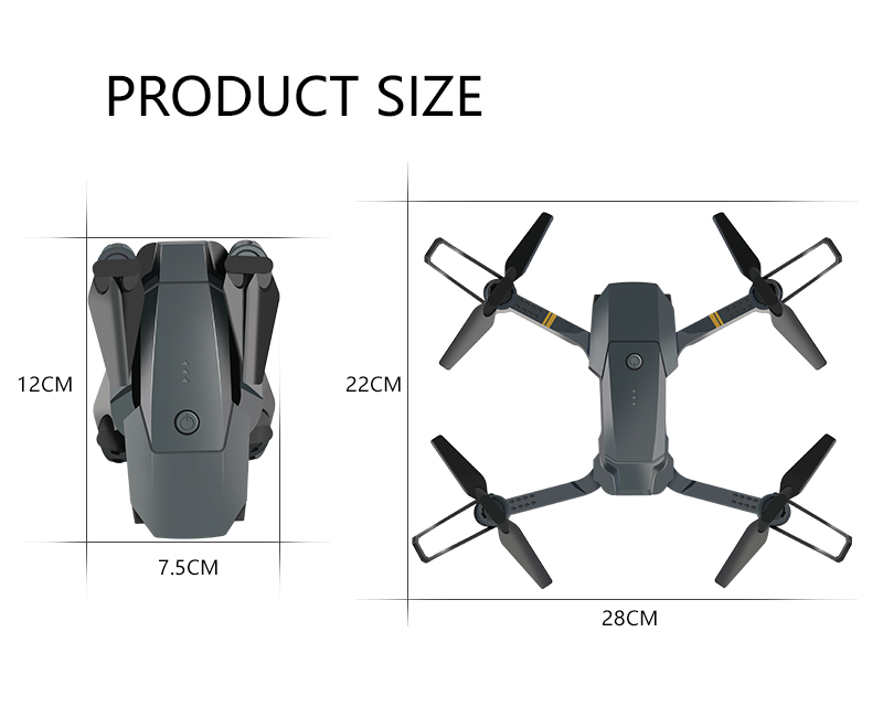 E58 folding UAV cross-border hot sale remote control aircraft 4K high-definition aerial photography four axis aircraft