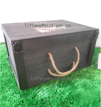 Custom Design Packaging Handmade Solid Wood Wine Box
