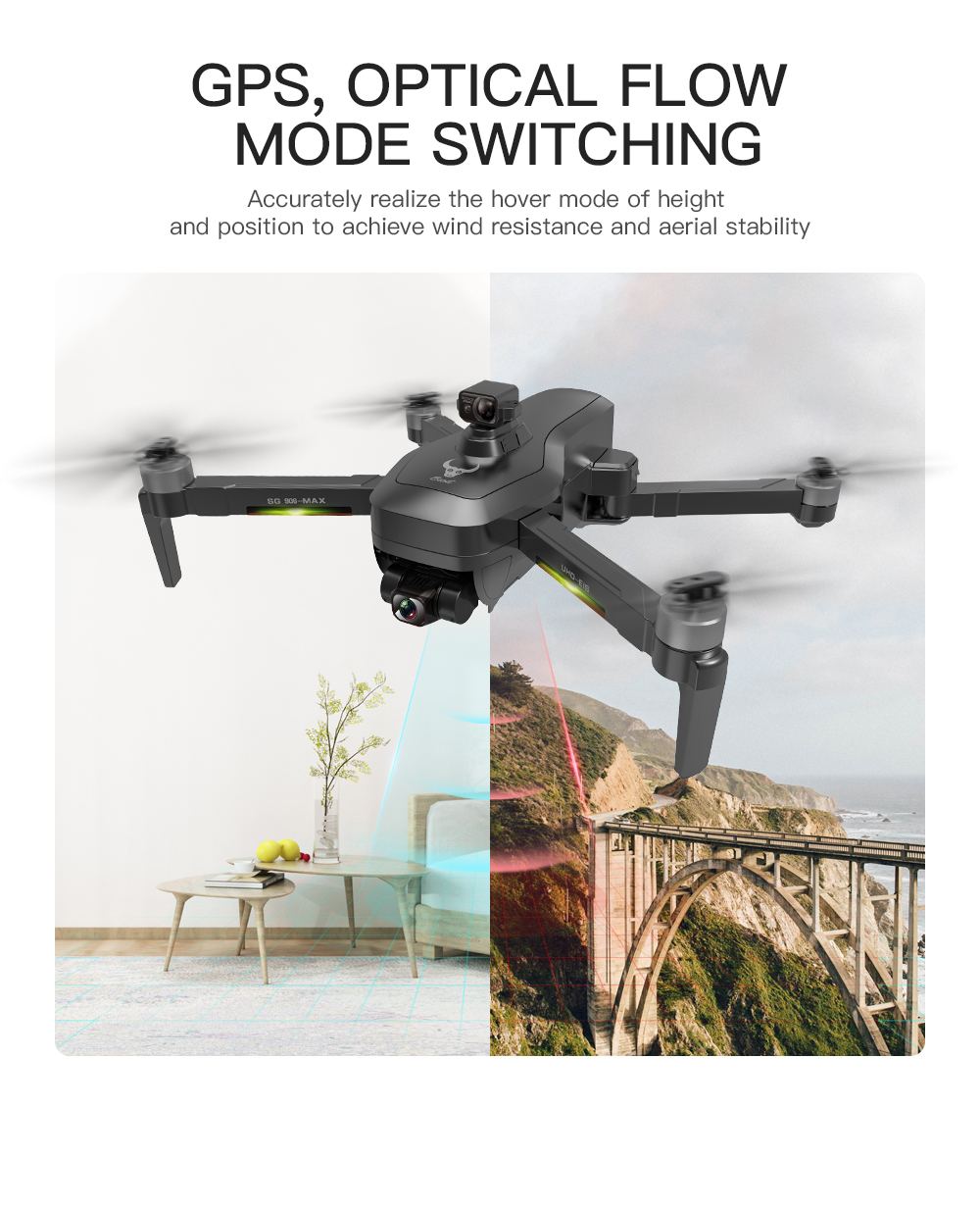 Fast shipping SG906 max beast 3 sg906 pro3 avoidance Drone with 4K Camera drone quadcopter