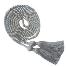 Silver/Grey Honor Cords, Single Honor Cords for Graduation