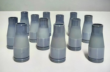 Silicon nitride ceramic protective nozzles for welding