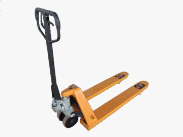 Hydraulic manual pallet track pallet jack