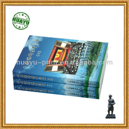 Full color perfect binding custom softcover book printing