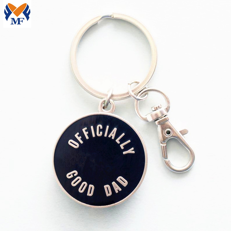 Good Dad Enamel Keyring