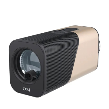 Portable 7x24 HD Telescope Monocular Range Finder for Golf