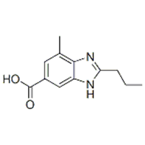 1H-бензимидазол-5-карбоновая кислота, 7-метил-2-пропил-CAS 152628-03-0