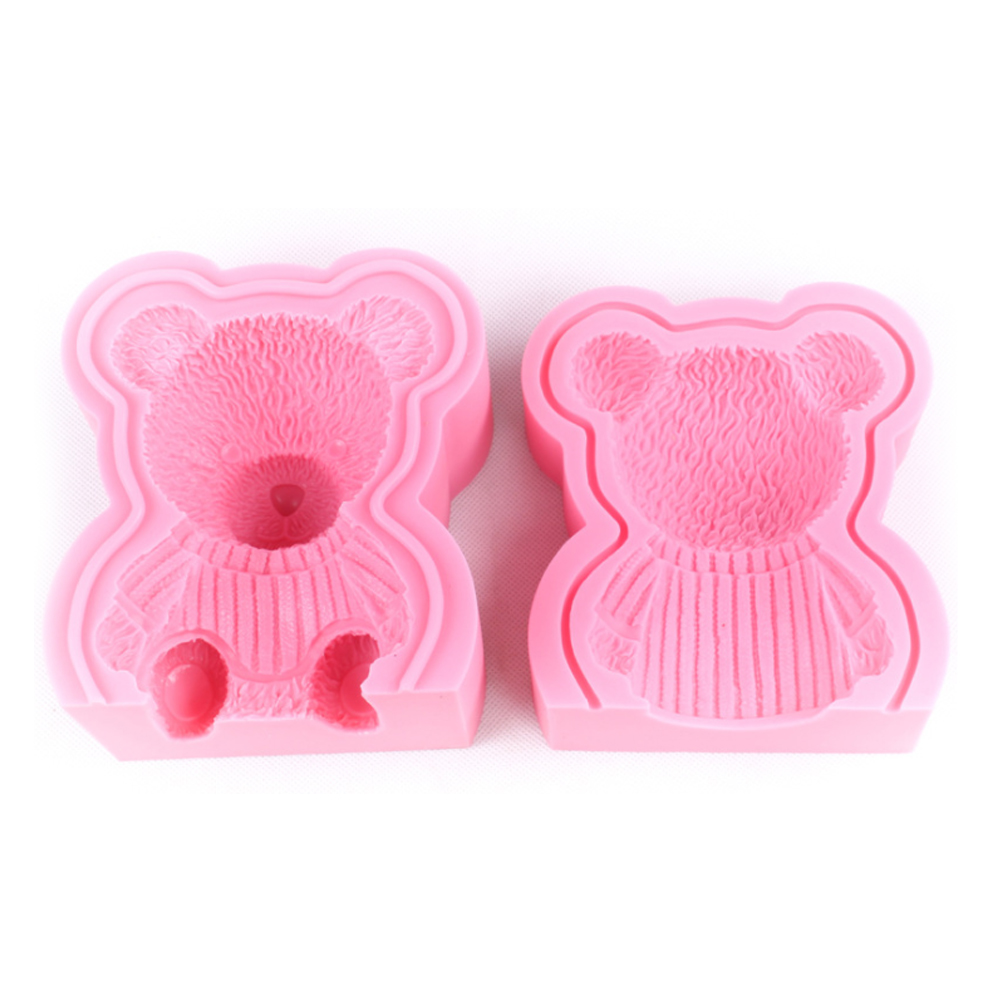 Silicone Mousse Cake Mold 3d Big Teddy Bear 7