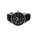 Simple Black Dial Leather Casual Lady Watch