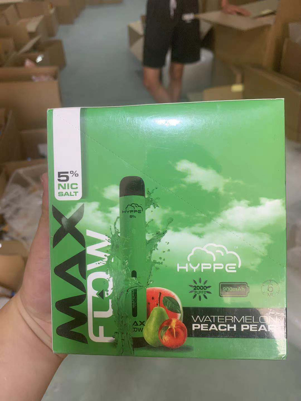 Hyppe Max Flow Dispositivo descartável 2000 Puffs por atacado