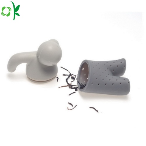 BPA-freier Mann-Silikon-Tee-Infuser für das Reisen