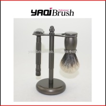 shaving brush set;safety razor;safety razor brush stand