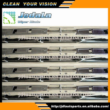 Double colorful chrome wiper blade