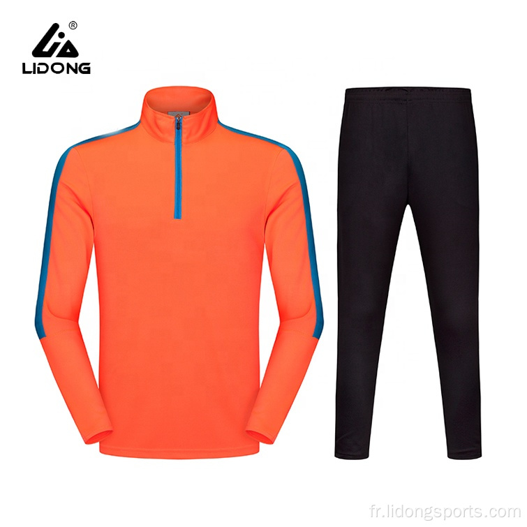 Formation de football Top Quality Men Soccer Tracksuit