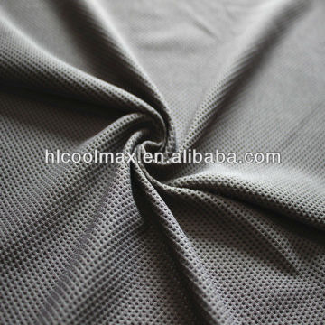 coolmax moisture wicking lycra jacquard mesh fabric