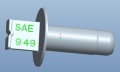 Tampão de extremidade Ø9.49mm 3/8 SAE