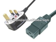 Mains Cord 13A Fused Plug IEC C19