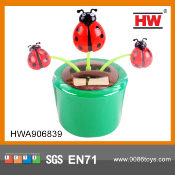 Education solar powered doll toy