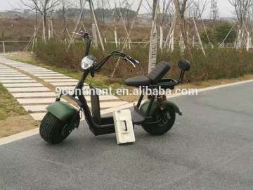 2017 newest removable battery fat wheel electric scooter 1000w