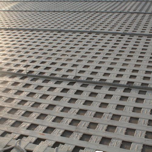 50kn Fiber Glass Glassfiber Geogrid Coated with Bitumen