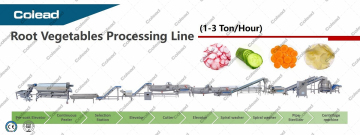 Root Vegetable Processing Line for food industry