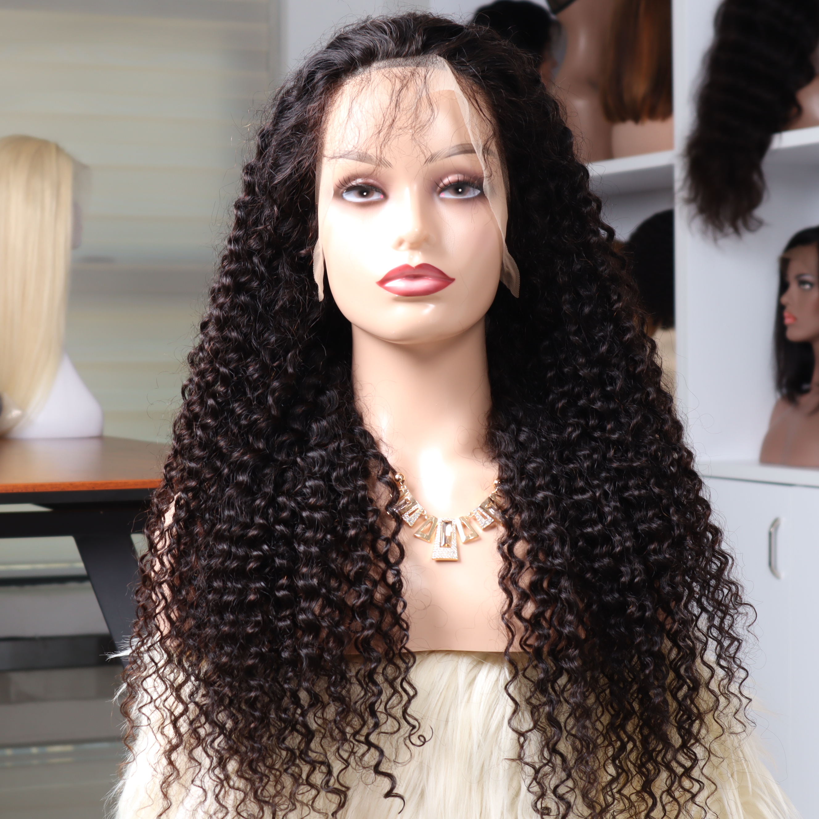 Wholesale Brazilian 100% Human 150% Swiss HD Transparent Lace 5x5 Lace Front Glueless Virgin body Hair Wigs for Black Women