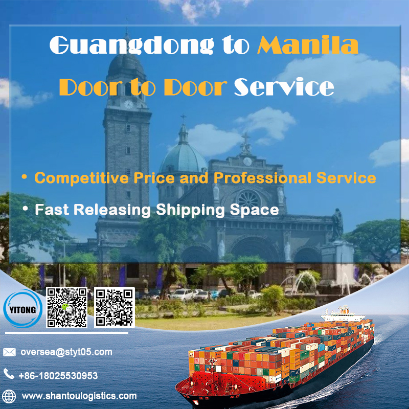 Guangdong to Manila D2D(Yi Tong Logistics)