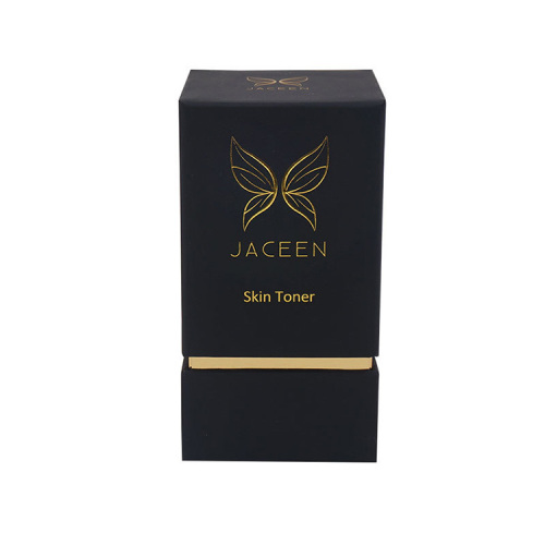 LOGO GOLD PAPEL BLACK PAPEL CAIXAS DE PERFUME Custom