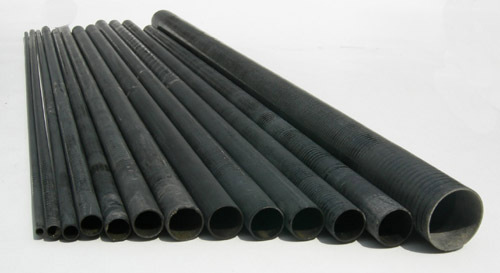 Series of carbon fiber tubes