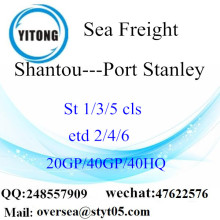 Shantou Port Sea Freight Shipping To Port Stanley