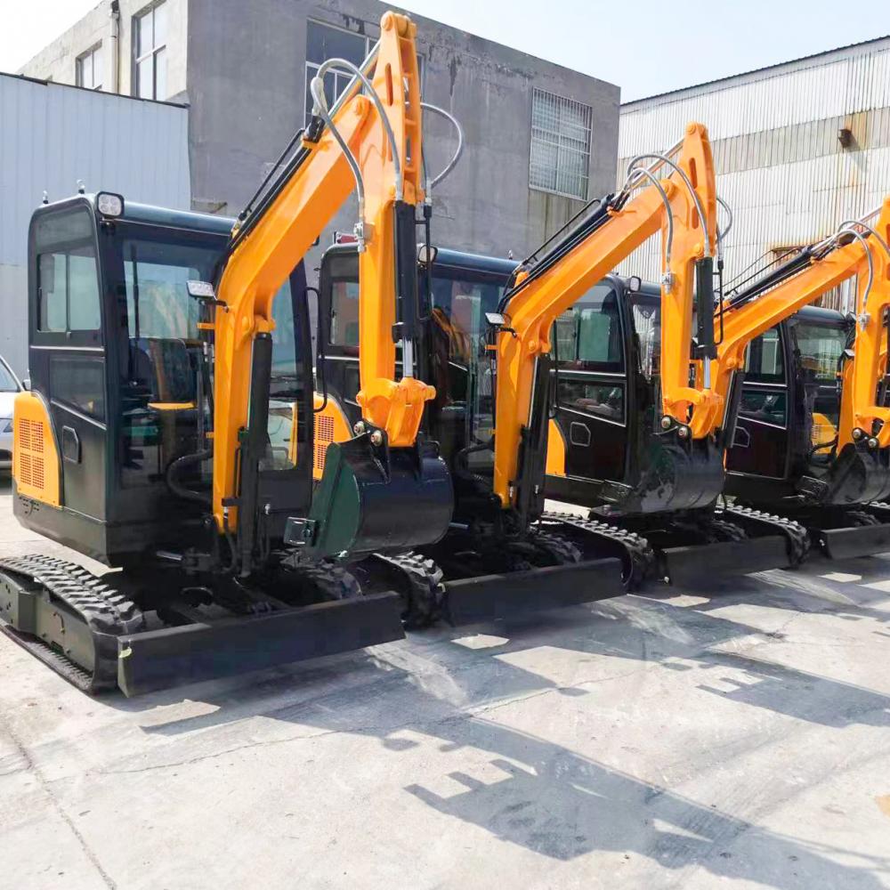 Mini China Excavator สำหรับการก่อสร้างฟาร์ม 1 ตัน