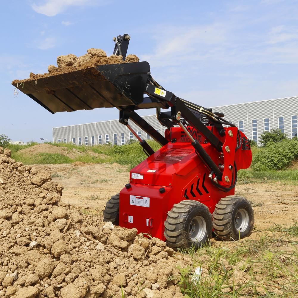 Skid Steer Loader พร้อมสิ่งที่แนบมาต่างๆ