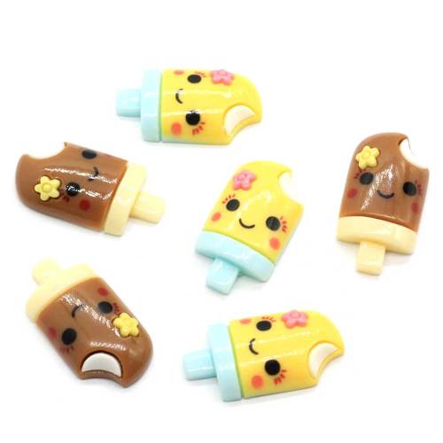 27mm Baby Popsicle żywica rzemiosło dekoracyjne Flatback Cabochon notatnik Kawaii DIY akcesoria do ozdabiania B97 5.0