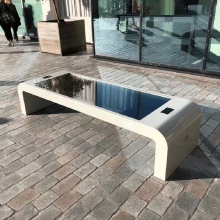 solar powered charging benches