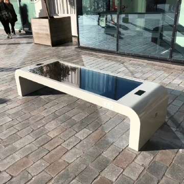 solar powered charging benches
