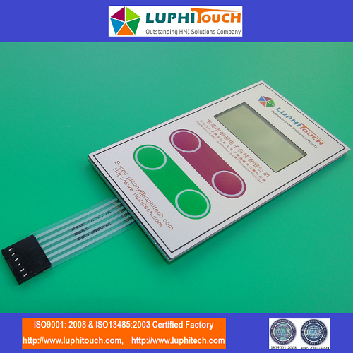 OLED Display Al Backer Integrated Assembly Membrane Switch