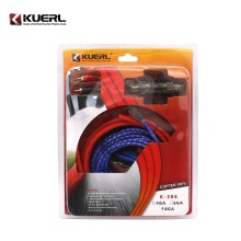 2800 Watts Car Power Wiring Kit - Copper 8GA for Audio Amplifier Installation