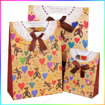 butique shopping paper bag, OEM paper bag with logo