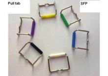 Pull Tab Use For SFP Fiber Optic SFP Connector Part Multi Color Pull Tab .