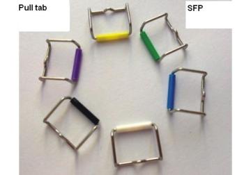 Pull Tab Use For SFP Fiber Optic SFP Connector Part Multi Color Pull Tab .