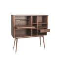 Elory Modern retro upprättstående Credenza -skänk