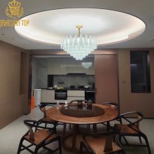 Jewellerytop Luxury Alabaster Stone Slice Pendant Light