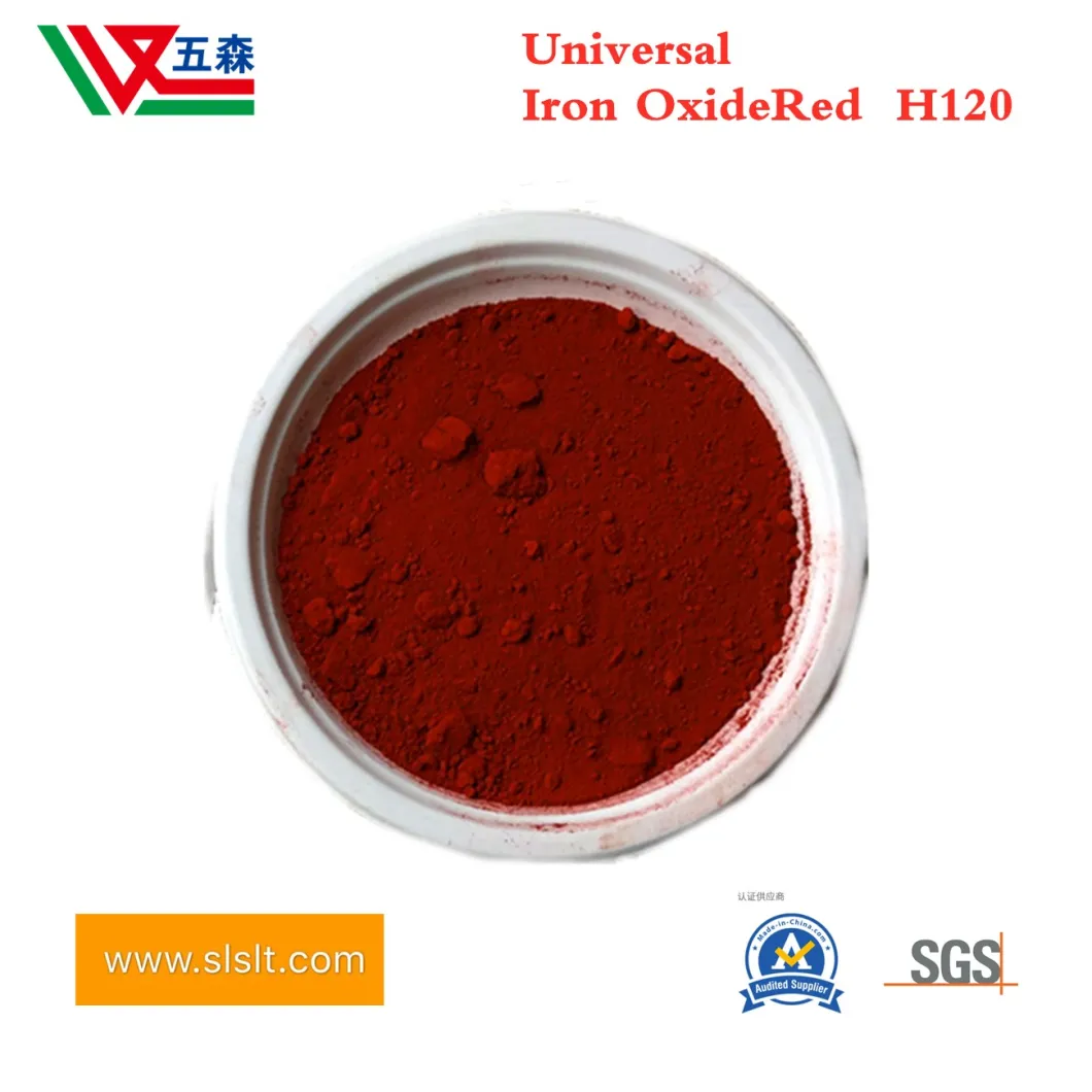 H120 Iron Oxide Red Used in Cement Building Materials and Coatings