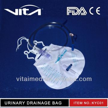 hospital urine drainage bag with hanger