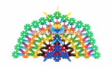 Magic 3D Plastic Snowflake Building Blocks Puzzle