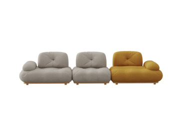 Modular Solus Seating sofa for Adaptive Interiors