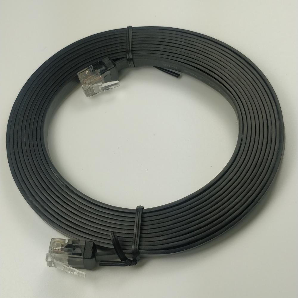 Platte Cat6 Ethernet-kabel Slanke patchkabels Cat6