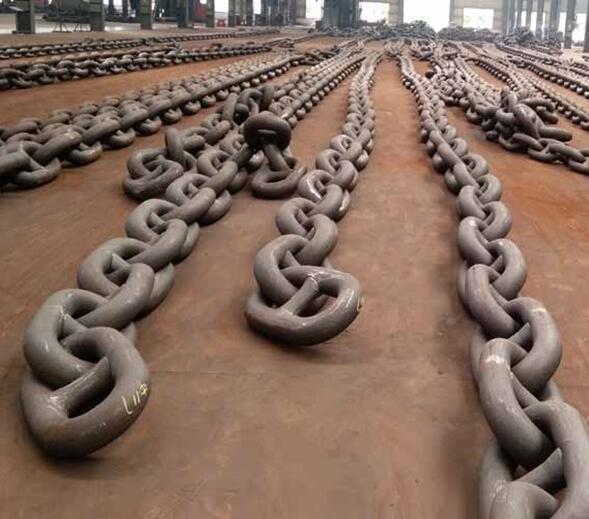 grade u1 u2 u3 steel stud link anchor chain solas marine stud anchor chain