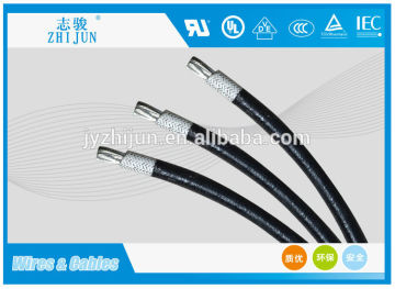 fiber glass braid heat resistance silicone cable