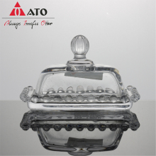 ATO Cake Glass Storage Candy Jar Dessert container